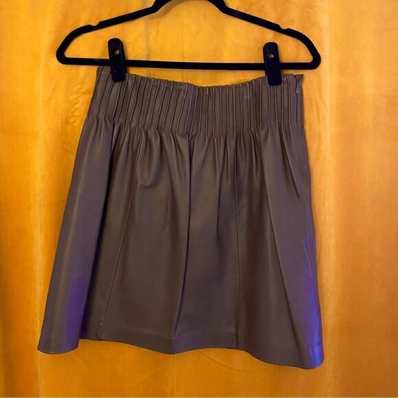 Vintage Theory Leather Miniskirt - Picture 2 of 4